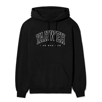 Yahweh I Am Who I Am Unisex Hoodie in black color