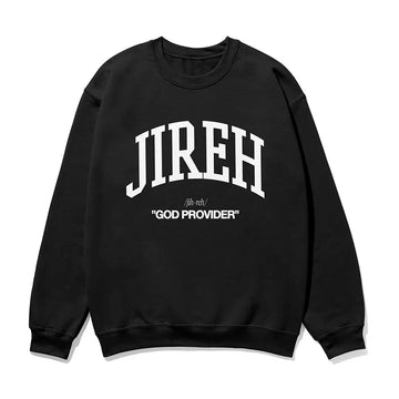 Black Jireh God Provider Unisex Sweatshirt
