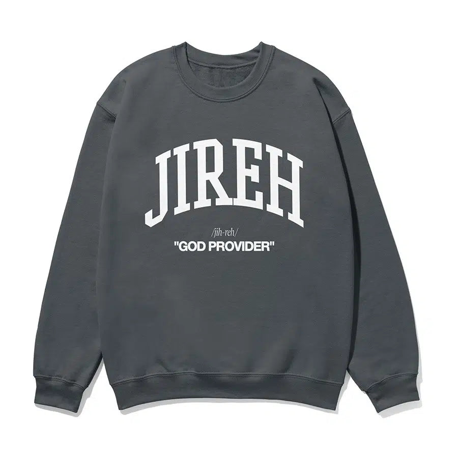 Charcoal Jireh God Provider Unisex Sweatshirt