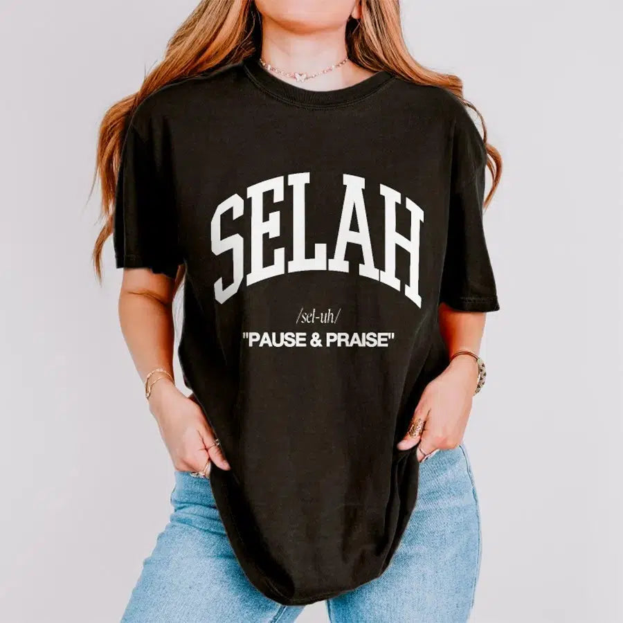 Black Selah Unisex Tee