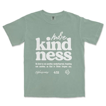 More Kindness Unisex Christian Tee in bay color