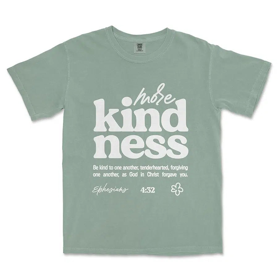 More Kindness Unisex Christian Tee in bay color