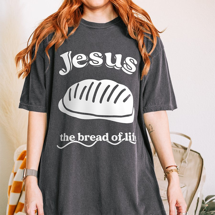Jesus the bread of life in pepper color