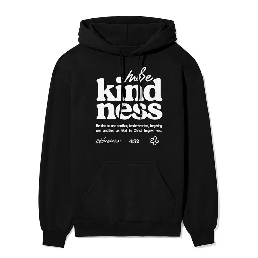 More Kindness Unisex Hoodie in Military Green color