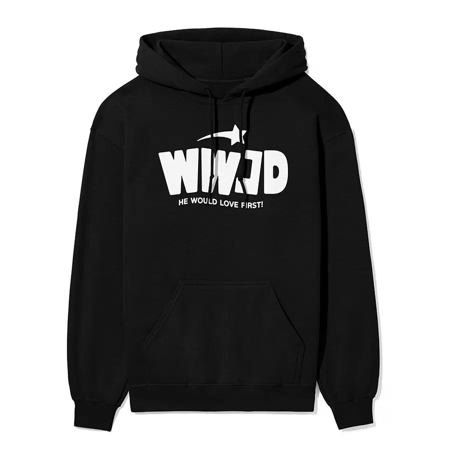 WWJD He Would Love First Unisex Hoodie in black color