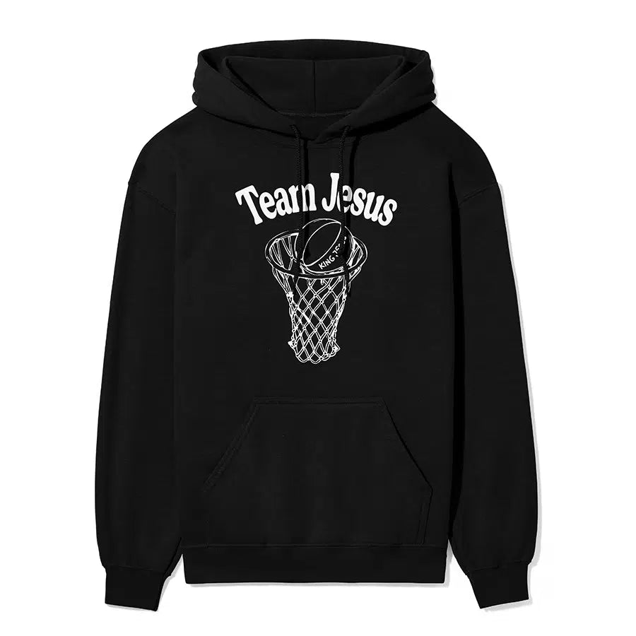Team Jesus Unisex Hoodie in black color