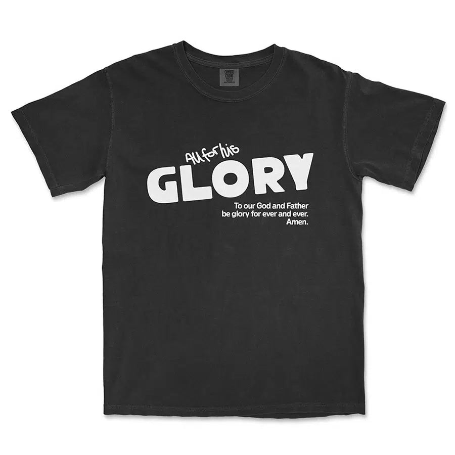 All For His Glory Unisex Tee in black color