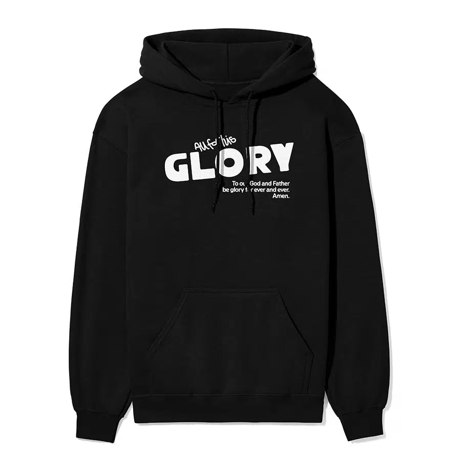 All For His Glory Unisex Hoodie in navy color