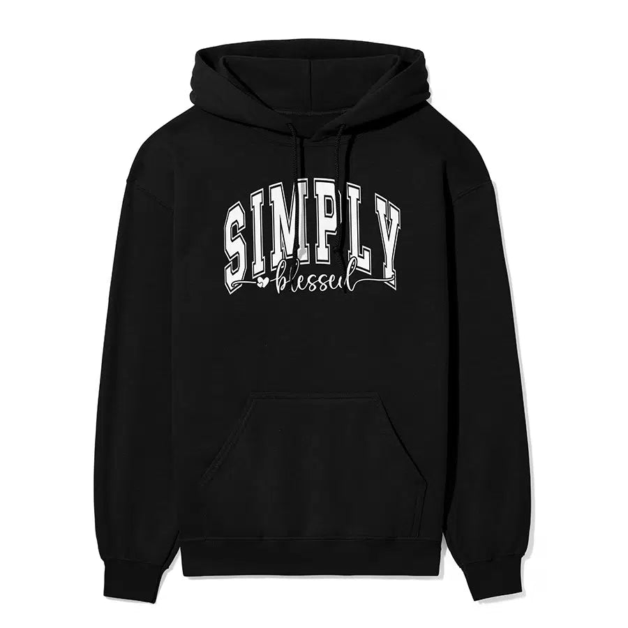 Simply Blessed Unisex Hoodie in forest color