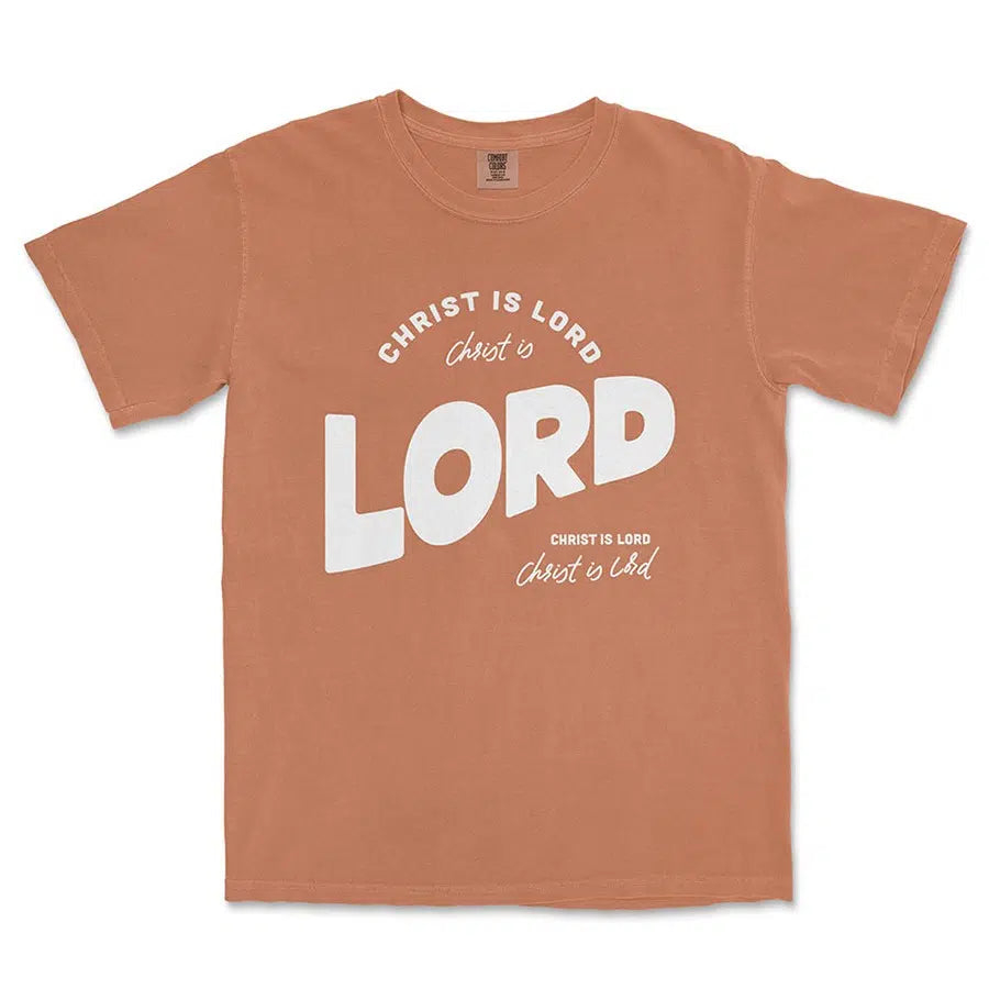 Christ is Lord Unisex Tee in yam color