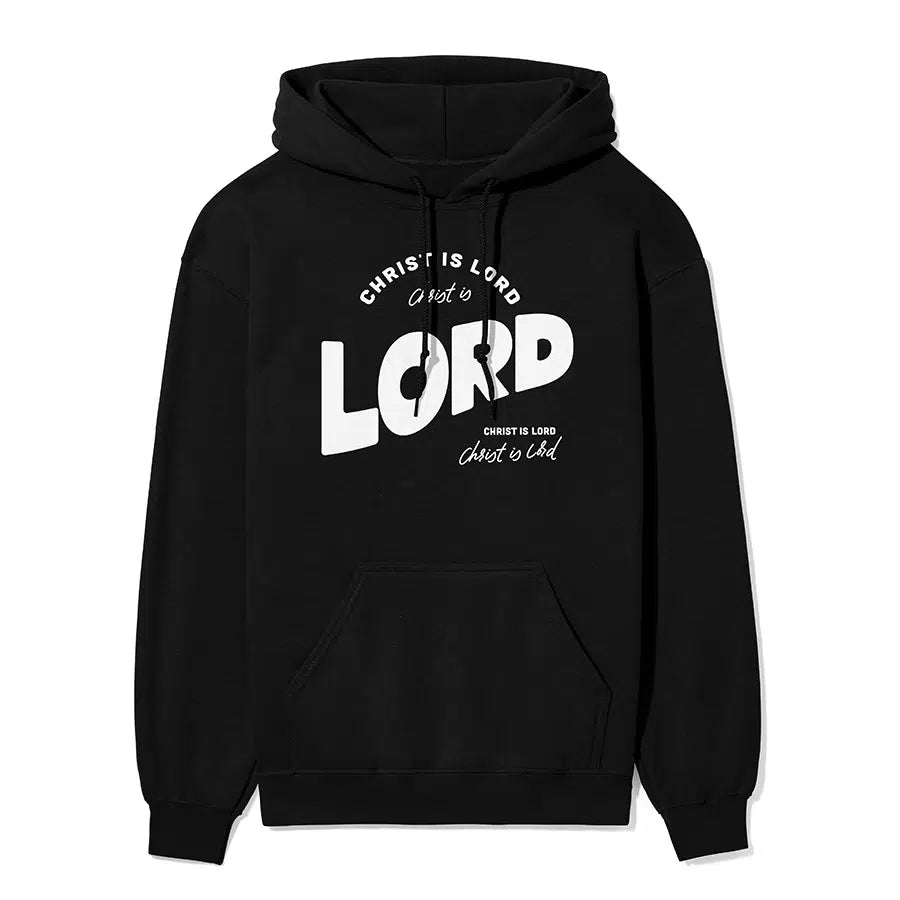 Christ is Lord Unisex Hoodie in black color