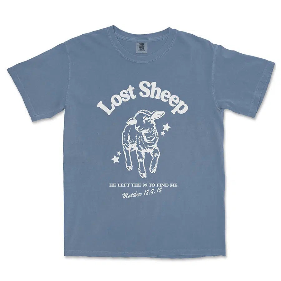 Lost Sheep Unisex Tee in black color