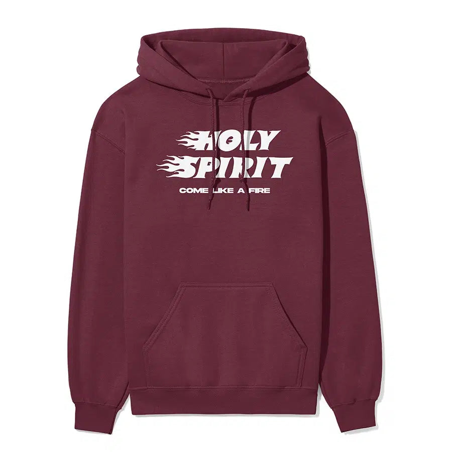 Holy Spirit Unisex Hoodie in maroon color