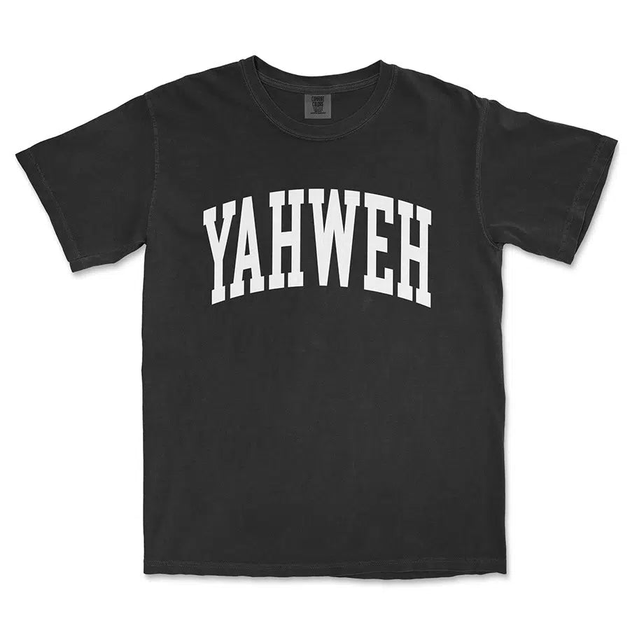 Yahweh Unisex Christian Tee Shirt in black color