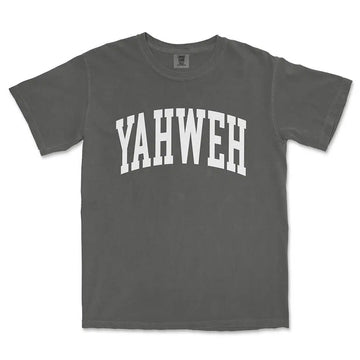 Yahweh Unisex Christian Tee Shirt in pepper color