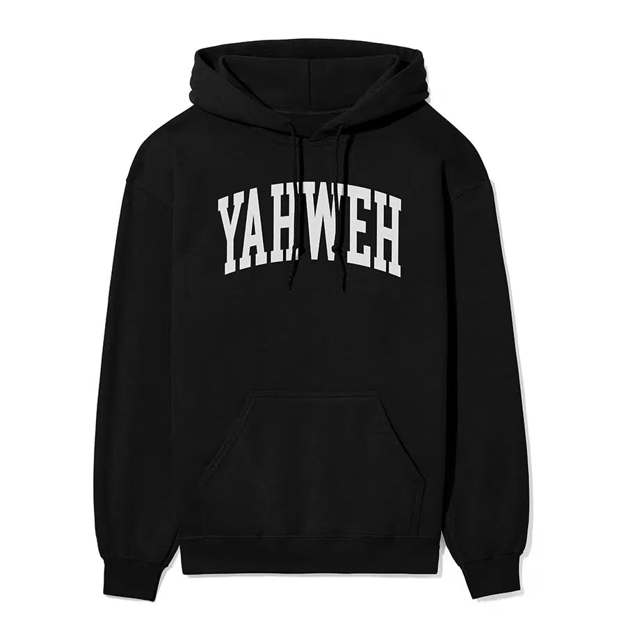Yahweh Unisex Christian Hoodie in charcoal color