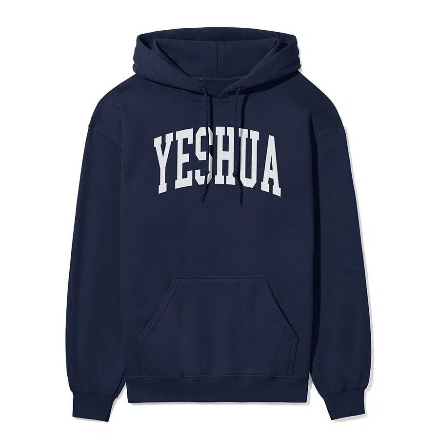 Yeshua Unisex Christian Hoodie in navy color