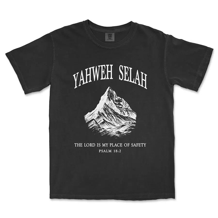 Yahweh Selah Unisex Tee in crimson color