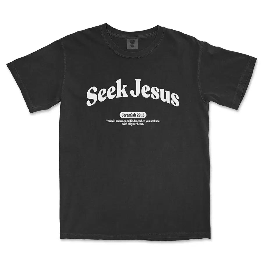 Seek Jesus Unisex Tee in Espresso color