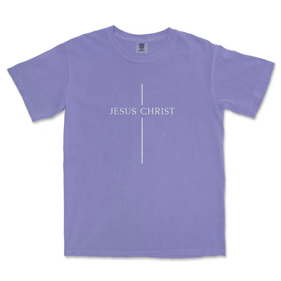 Jesus Christ Cross Unisex Tee in black color