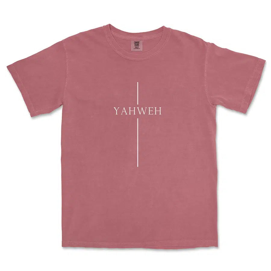 Yahweh Cross Unisex Tee in black color