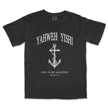 Yahweh Yishi Unisex Tee in black color