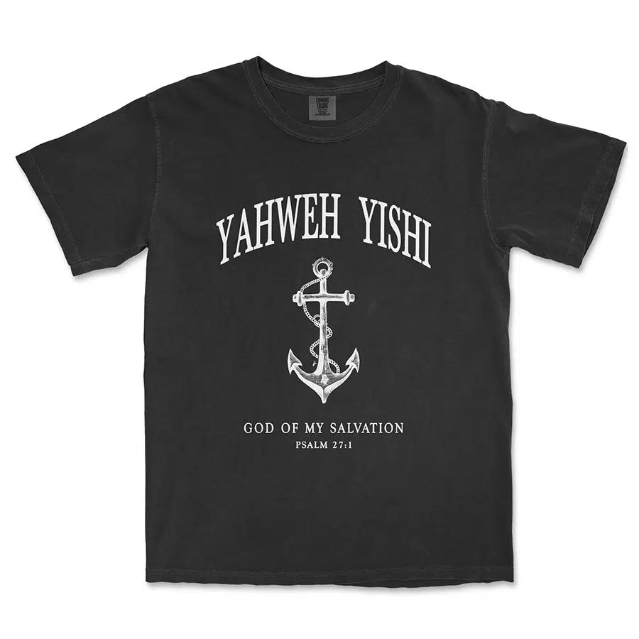 Yahweh Yishi Unisex Tee in black color