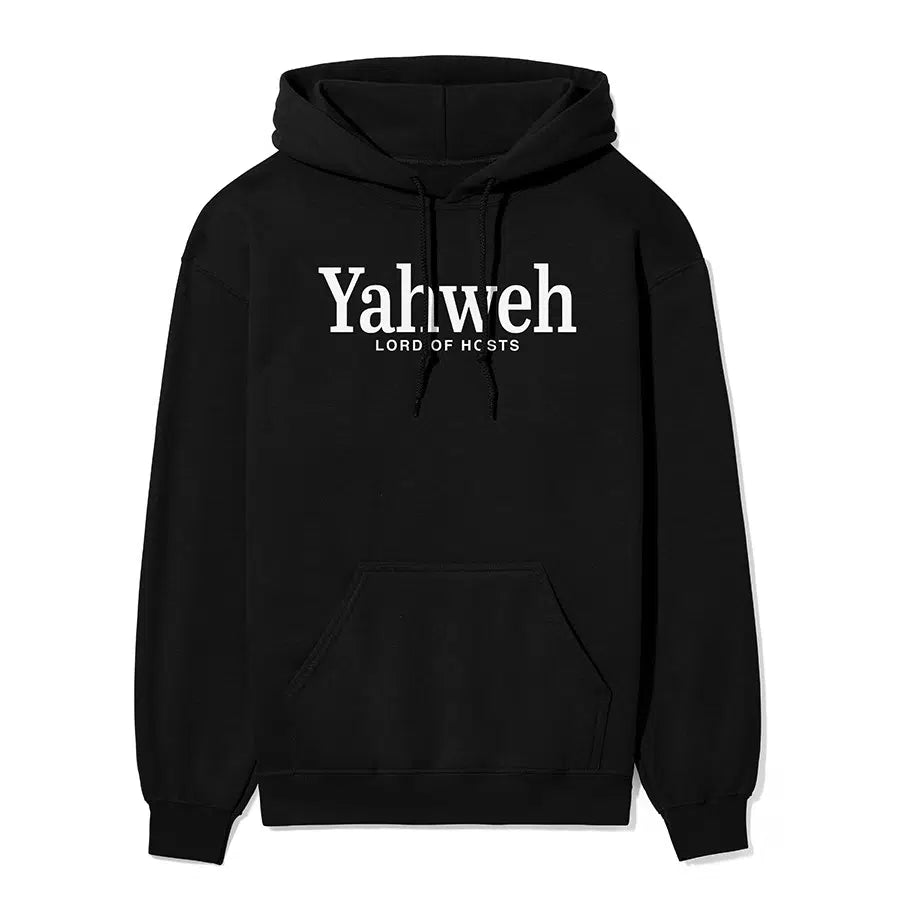 Yahweh Lord of Hosts Unisex Hoodie in charcoal color