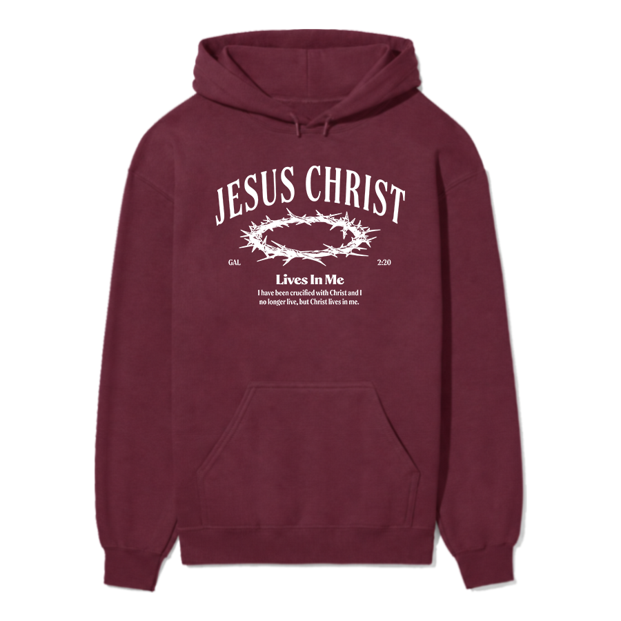 Jesus Christ Lives In Me Unisex Hoodie