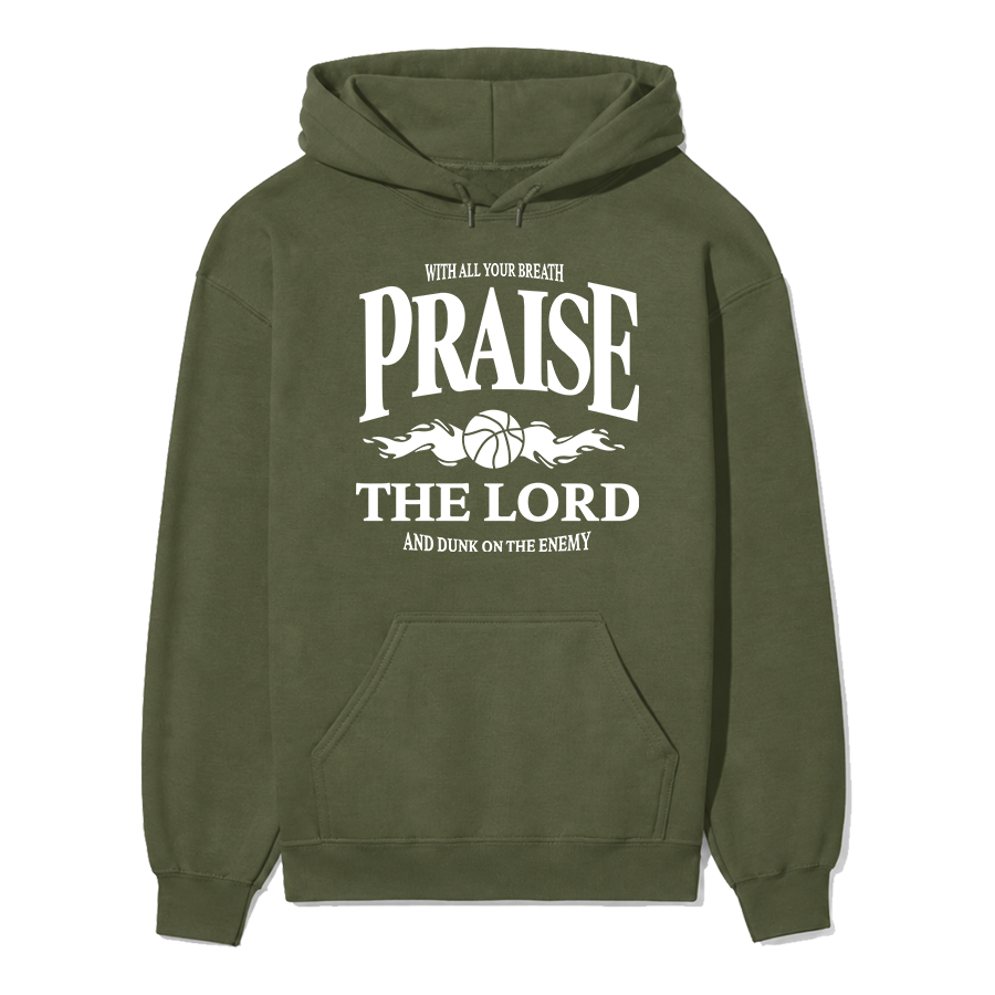 Praise The Lord and Dunk on the Enemy Unisex Hoodie