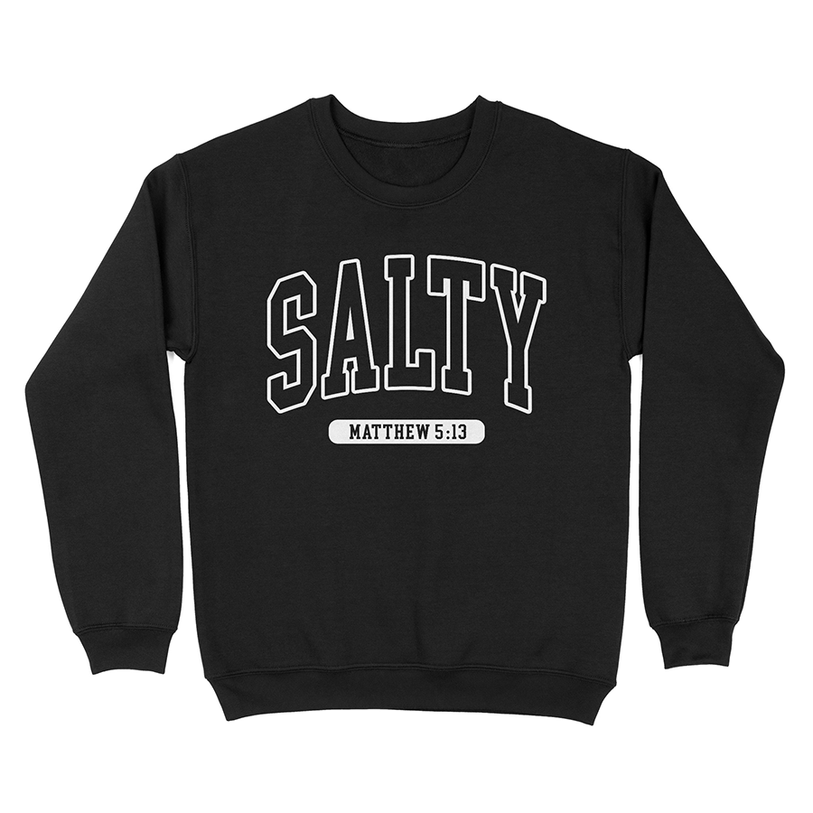 Salty Unisex Christian Sweatshirt in light blue